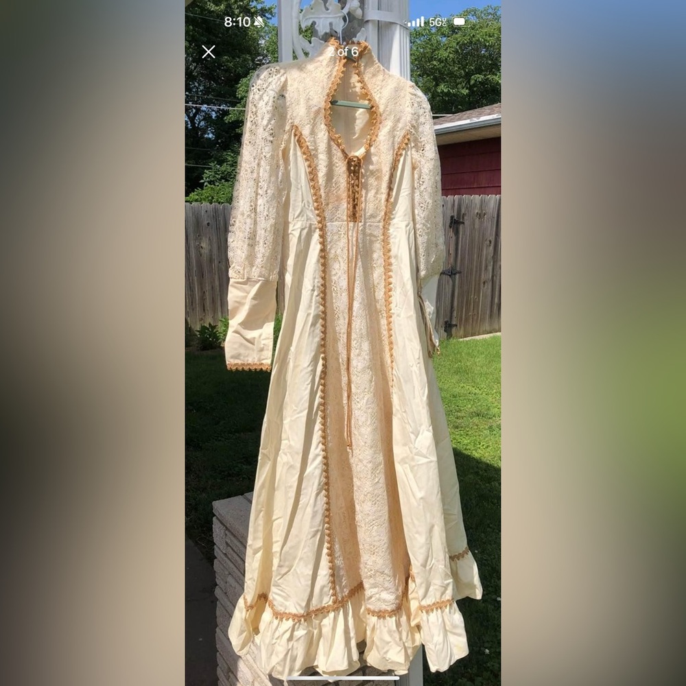 Vintage 70s Gunne Sax Maxi Dress